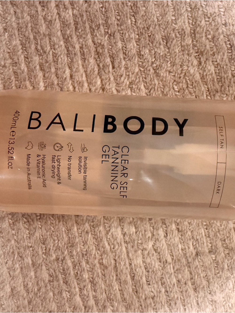 Clear Self Tanning Gel – Dark (Clear)